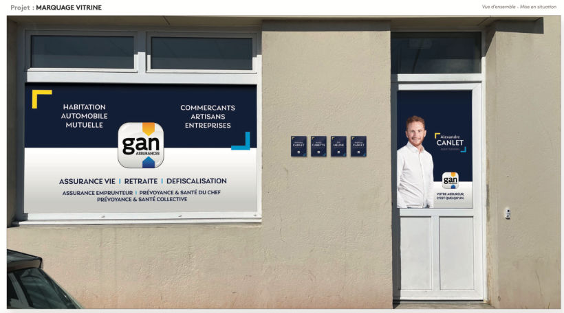 vitrophanie cherbourg cotentin agence graphique creation enseigne @agence so direct